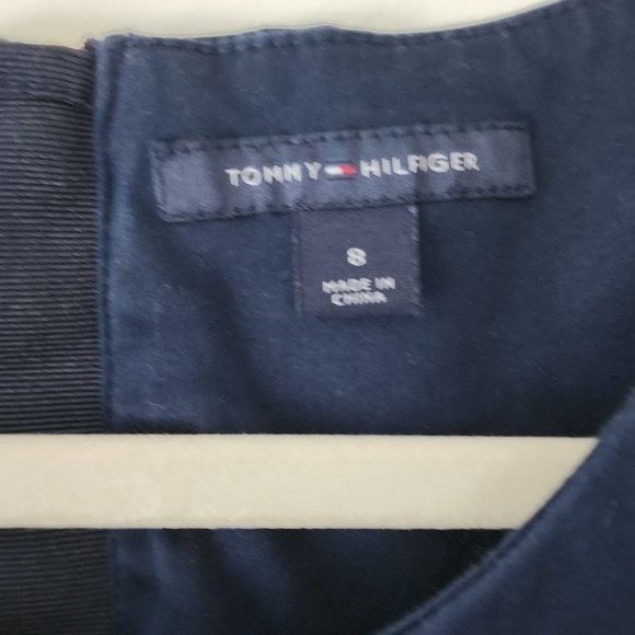 Tommy Hilfiger Navy NYC City Skiline Fit and Flare Sleeveless Mini Dress 4 (21) - Picture 7 of 11
